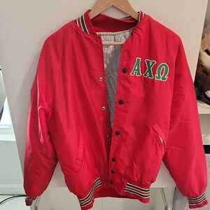 Red Varsity Jacket